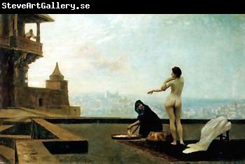unknow artist Arab or Arabic people and life. Orientalism oil paintings  497